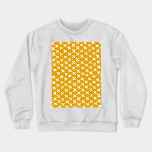 X stitches pattern - yellow ochre Crewneck Sweatshirt